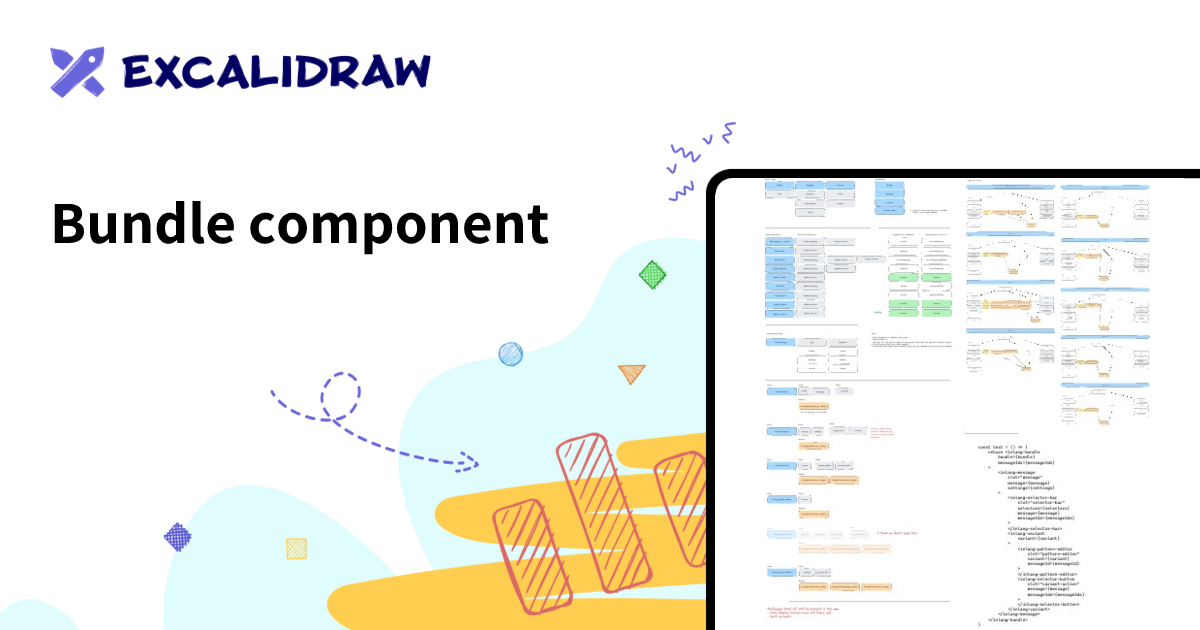 Bundle component | Excalidraw+