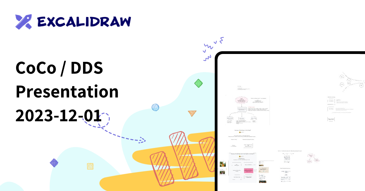 CoCo / DDS Presentation 2023-12-01 | Excalidraw+