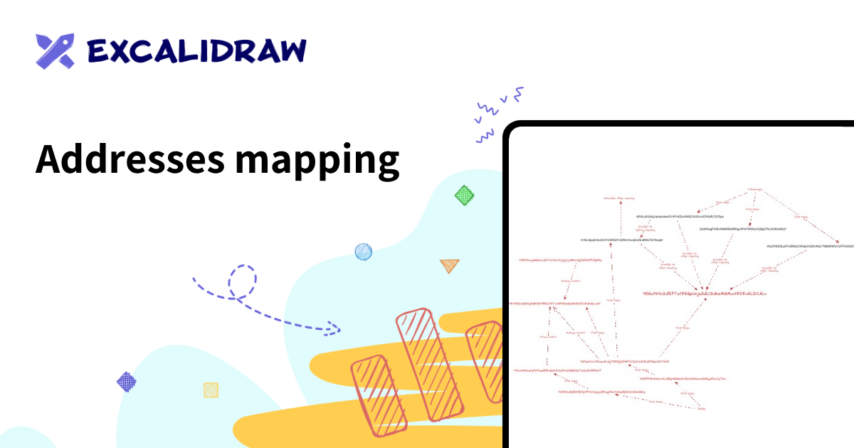 Addresses mapping | Excalidraw+